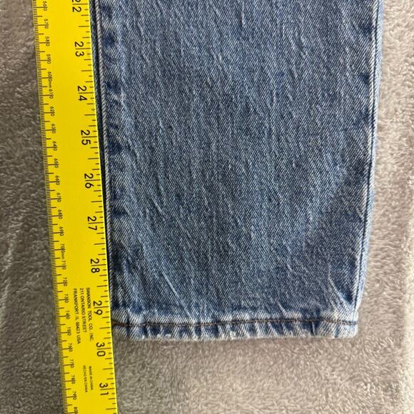 Madewell Jeans 27T Blue Medium Wash The Perfect Vintage Jean High Rise Straight - Picture 11 of 16